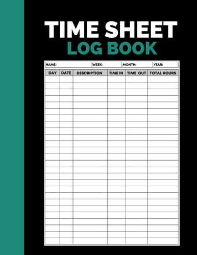 Time sheet log book - sheet, record