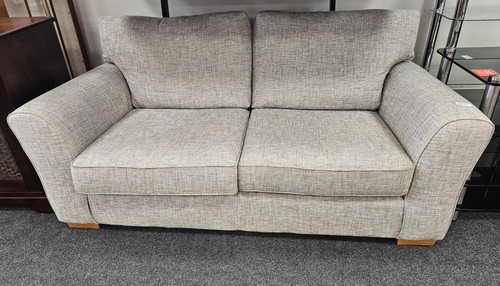 Next grey two seater - grey, fabric