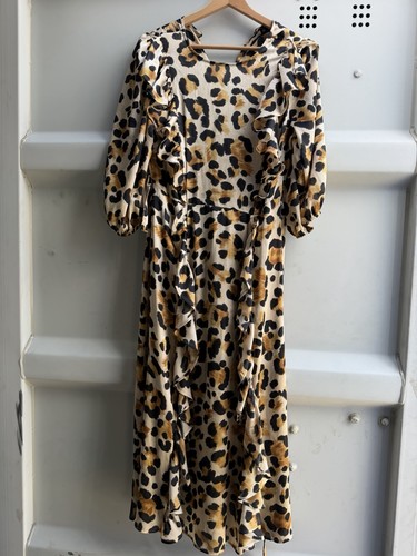 Tesco leopard print ruffle - leopard,