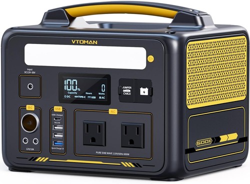 Portable power station with - power,