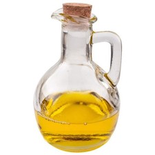 Olive Oil Bottle Pourer Glass Vinegar Drizzler Dispenser with Cork Lid 150ml X 1
