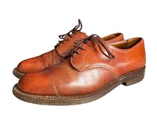 Men’s Vintage Savile Row Derby Brogues Shoes UK 7.5 Light Brown