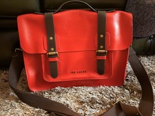 Ted Baker Leather Satchel Red
