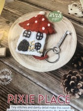 Pixie Place, Keyring, Knitting Pattern by Jane Burns
