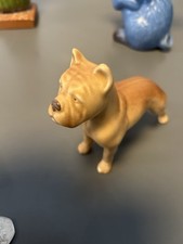 Stunning 100% Genuine Sylvac Rare Matte Beige Standing Boxer Dog No 176 Ex Con