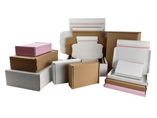 PEEL & SEAL SHIPPING MAILING BOXES, A6 A5 SMALL PARCEL, LARGE LETTER POSTAL GIFT