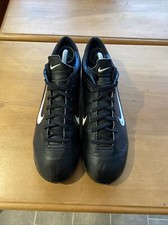 Nike Mercurial Vapor I Football Boots/ Trainers FG Size 10 Metallic Black & Blue