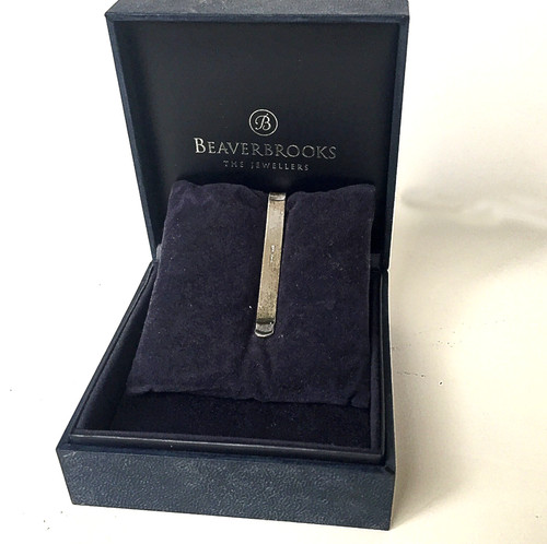 Pure 925 silver tie clip - 925,