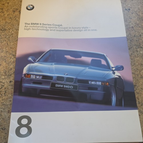 Bmw series coupe brochure - bmw, 8