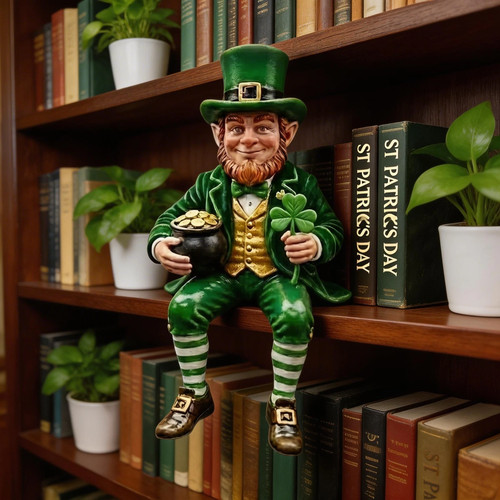 Patrick day leprechaun - st.,