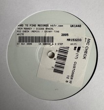 Dizzee Rascal, Trim Monkey ‎– Chinky Ting/Mic Check (Remix) 12" Vinyl Grime, UKG