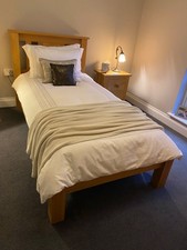 Solid Oak Single Bed Frame