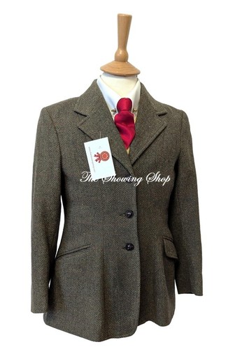 Childs equetech green tweed - equetech,