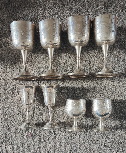 Vintage wine goblets cup - 8, goblets/cup