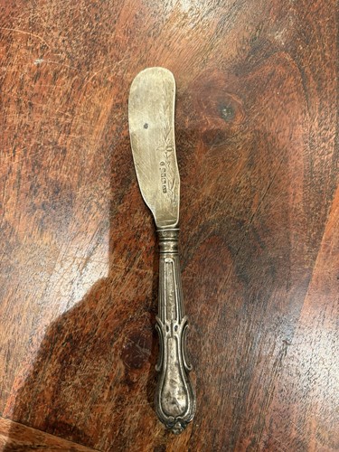 Antique victorian butter - butter, knife
