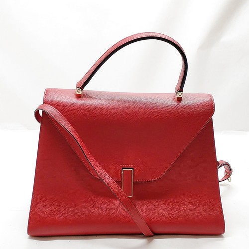 Valextra hand bag iside red - hand,