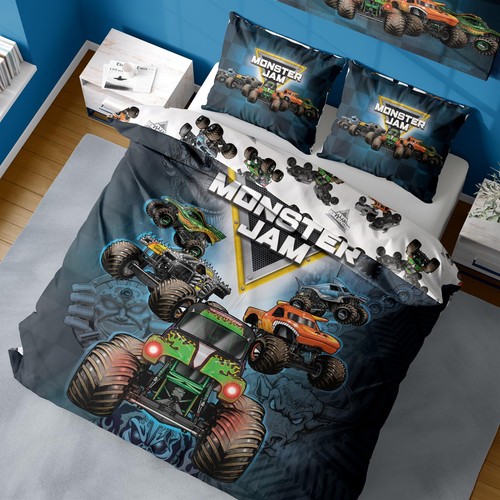 Monster jam double duvet - jam, cover