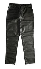 NWOT BODEN PVC JEANS TROUSERS SIZE 14 GOTHIC BIKER CHICK ROCK & ROLL RAVE PUNK
