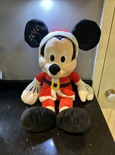 Posh Paws Mickey Mouse 2016 Christmas Large Jumbo Plush Tags 22" Rare