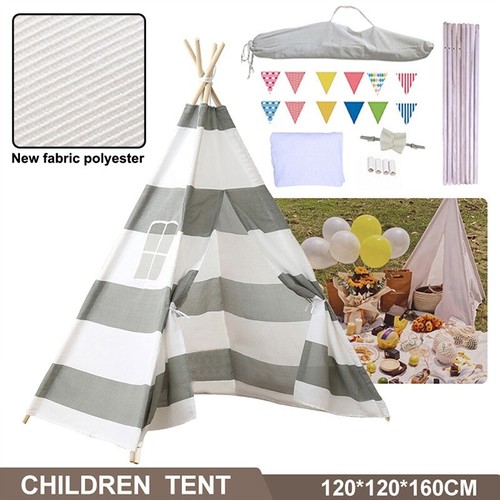 Large kids indian play tent - large,