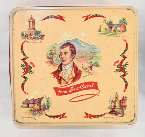 Vintage tin scotland robert - scotland,