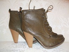 PRIMARK SIZE 7 40 OLIVE BROWN
