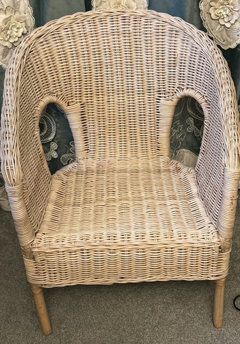 Vintage child wicker rattan - vintage,