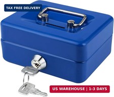 Mini Cash Box with Lock and