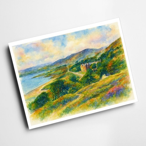 Print gairloch looking - print,