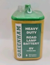 Vintage GREENHAM 6v DRY CELL Road Lamp BATTERY