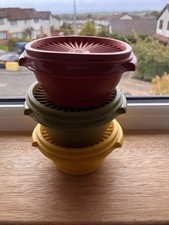 3 X Vintage Tupperware