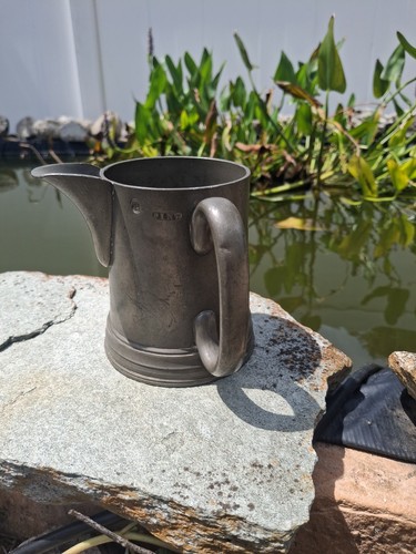 Antique british pewter - british, pint