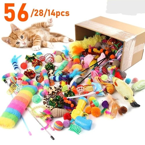 56pcs cat toys - 14/28/56pcs,
