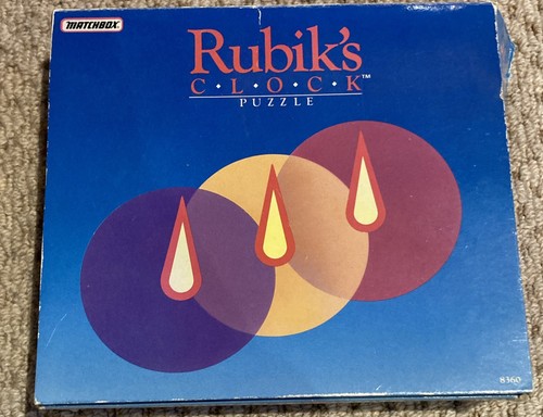 Vintage rubiks clock - vintage,