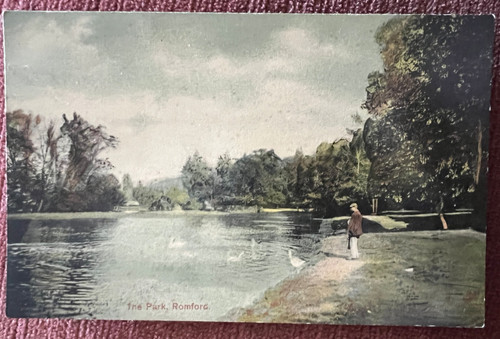 Antique postcard romford essex - antique,
