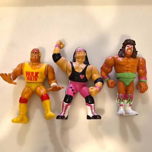 Wrestling figures lot 3 - figures, of