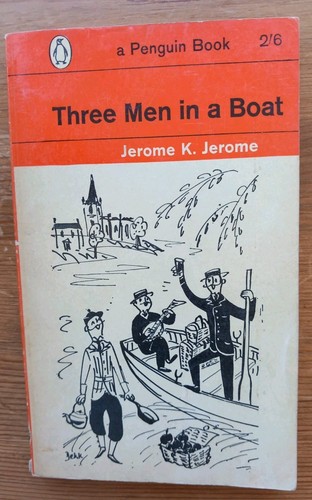 Three men boat - in, by