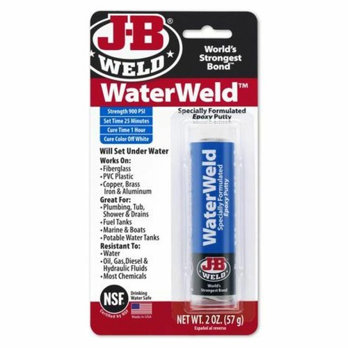Water weld putty quickly - jb,