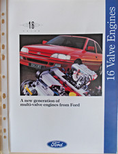 FORD ESCORT XR3i~ '16 VALVE ENGINES' BROCHURE~ MARCH 1992 - FA 1065 *RARE -MINT*