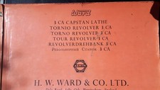 Ward 3 CA capstan lathe parts