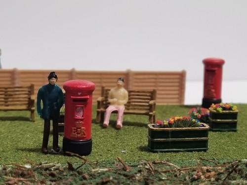 Royal mail post pillar box - post, /