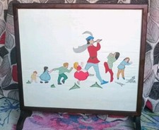  Vintage Peerart Wooden Fire