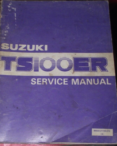 Suzuki ts100er manual - ts100er, 1983
