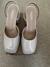 Womens faux leather oyster