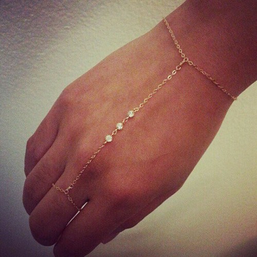 New sexy gold chain crystal - new,