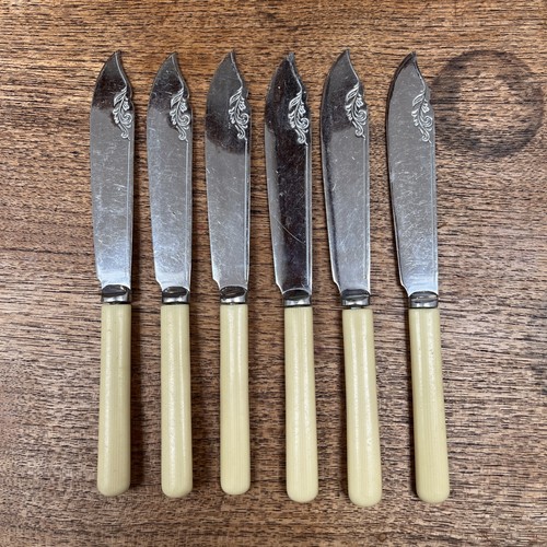 Vintage knives faux - vintage, bone