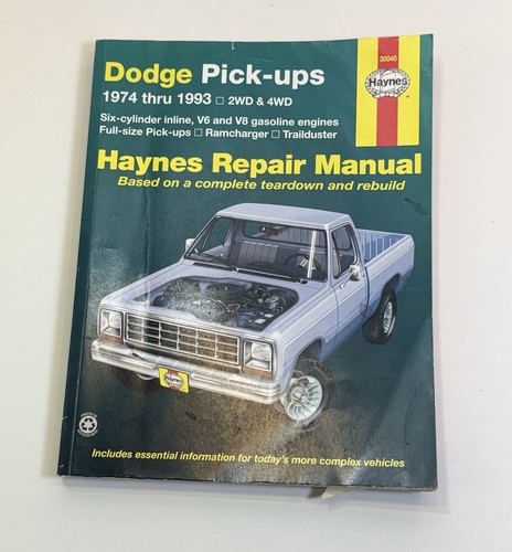 Haynes repair manual 30040 for - haynes,