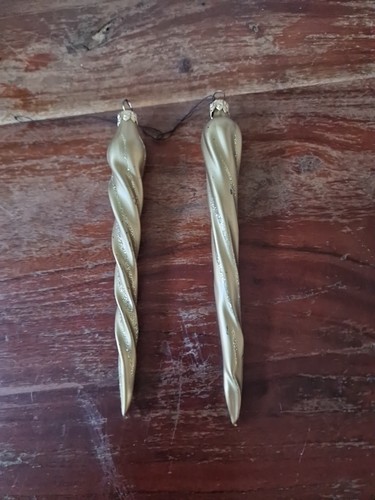 Set glass icicle - of,