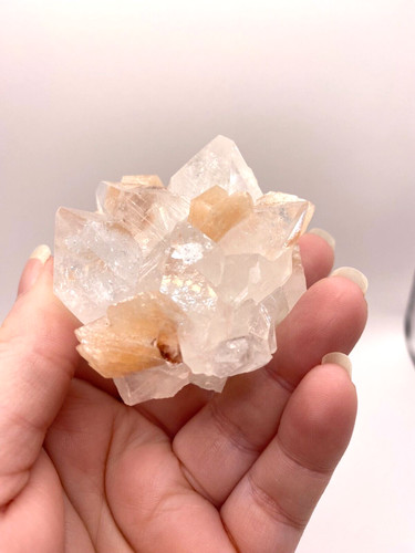 Rare apophyllite with peach - apophyllite,