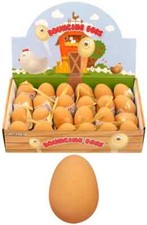 6-12PCS FAKE JOKE EGGS RUBBER FUNNY BOUNCY BALLS PINATA PARTY BAG FILLER PRIZE